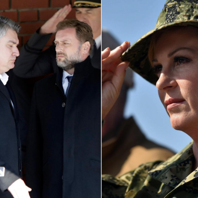 Ante Kotromanović, Zoran Milanović, Mario Banožić i Kolinda Grabar-Kitarović