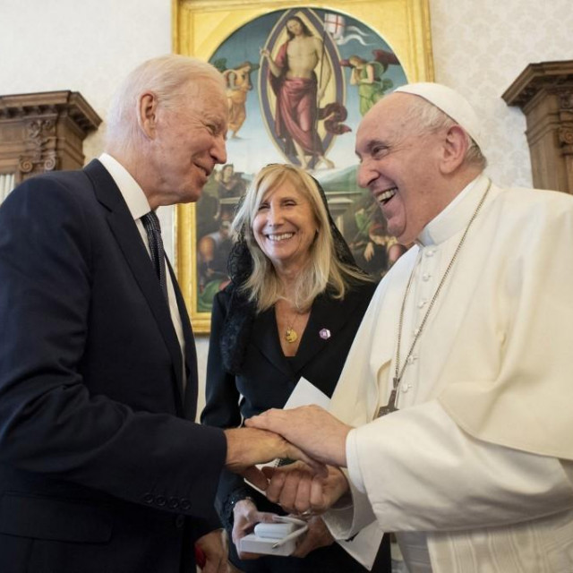 Joe Biden i papa Franjo
