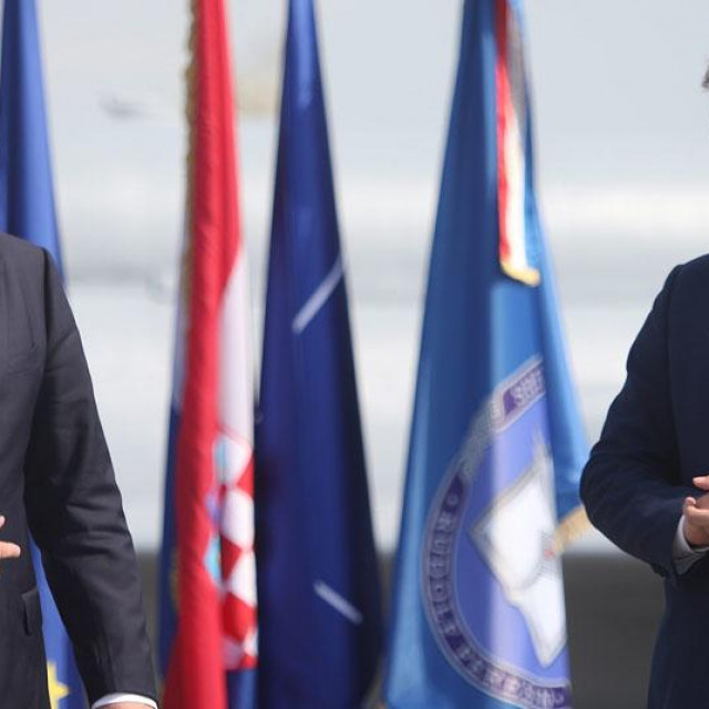 Predsjednik RH Zoran Milanović i ministar obrane Mario Banožić