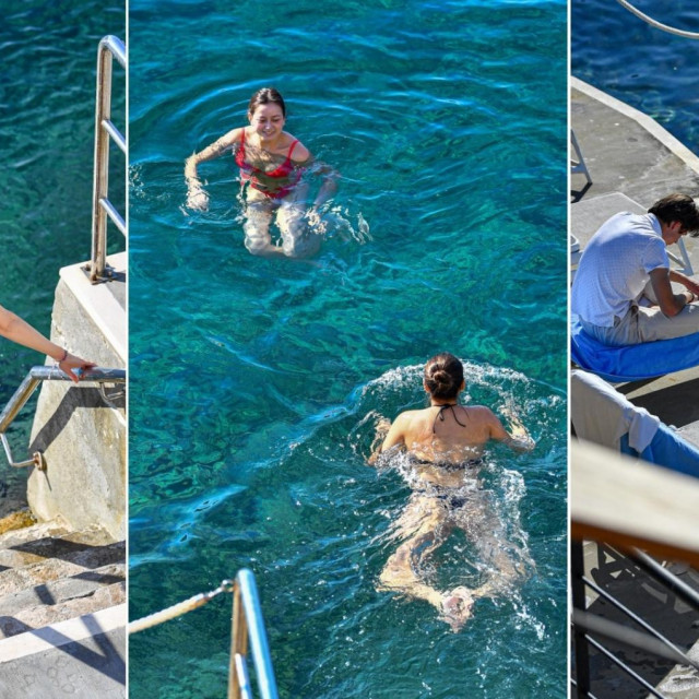 Kupači u uvali Lapad