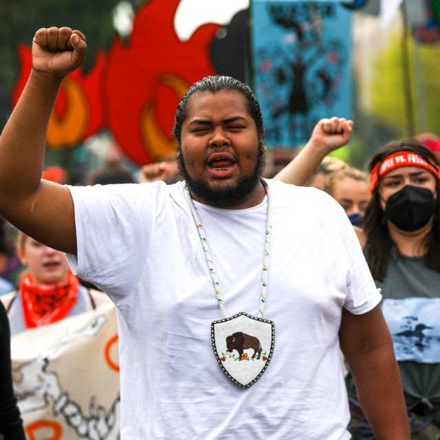 Ilustracija, američki klimatski aktivist