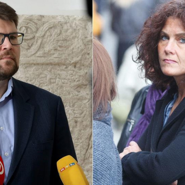 Peđa Grbin i Danica Juričić