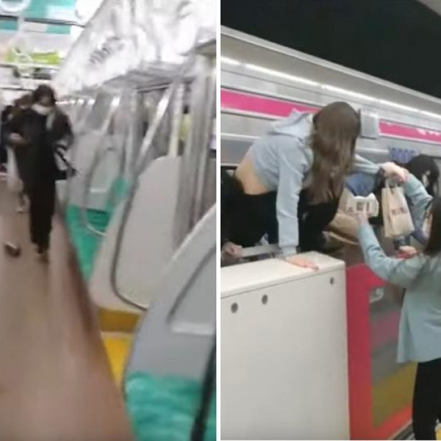 Prizor iz vlaka u Tokiju