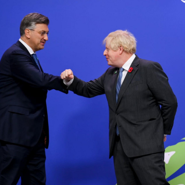 Andrej Plenković i Boris Johnson