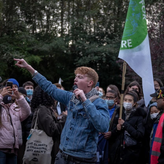 Prosvjed mladih u Glasgowu
