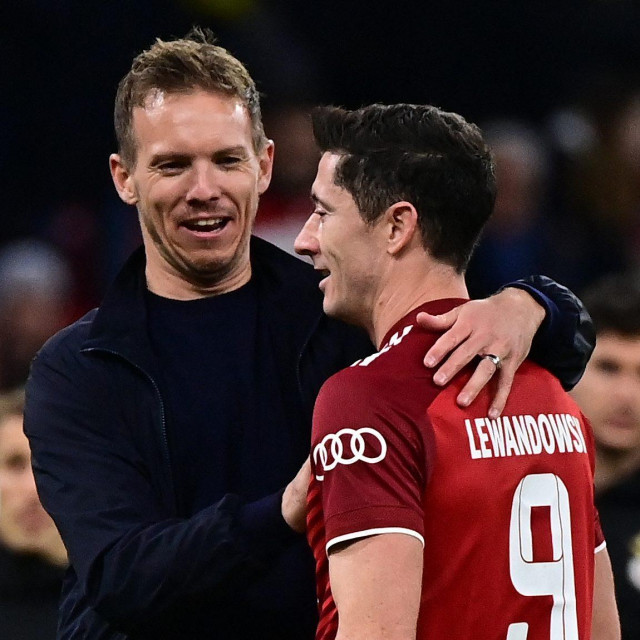Julian Nagelsmann i Robert Lewandowski