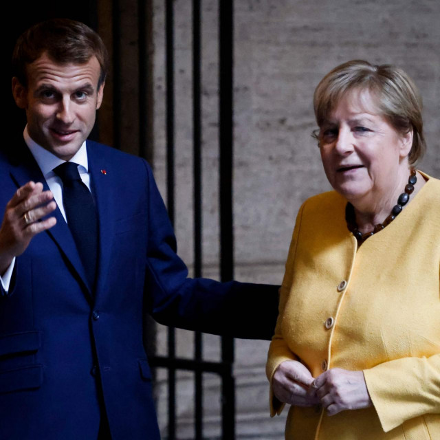 Merkel i Macron
