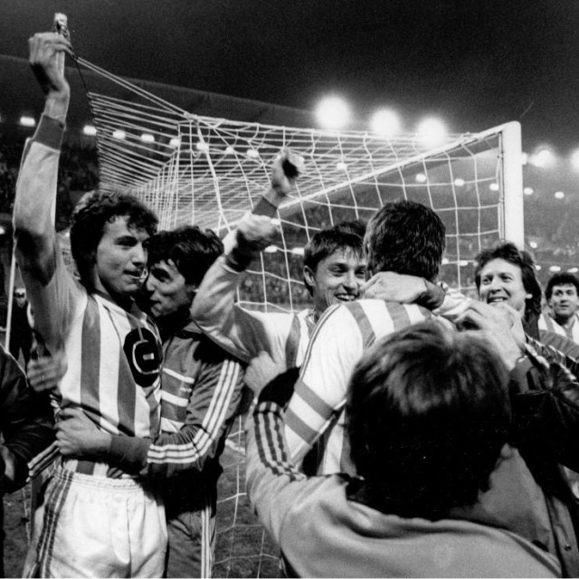 Zlatko Kranjcar i Hans Krankl (1985. godina)
