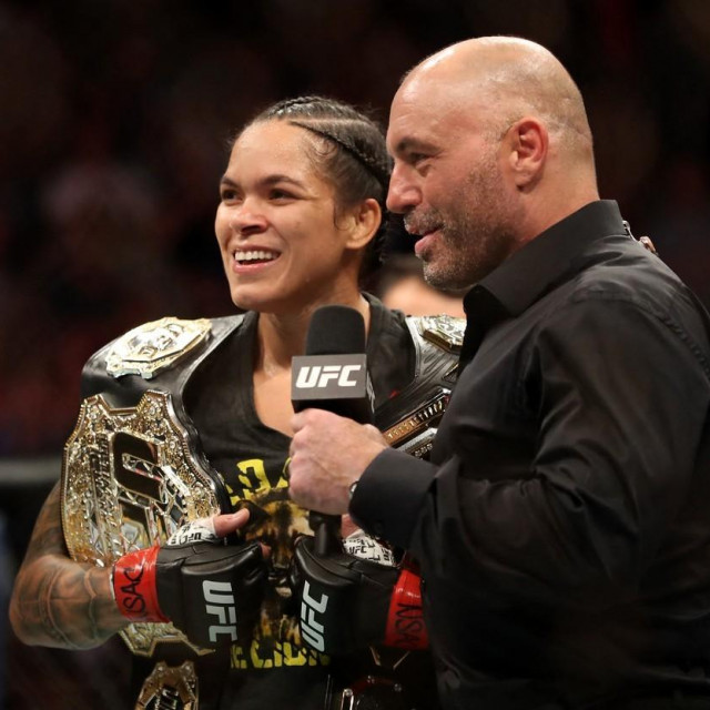 Amanda Nunes i Joe Rogan
