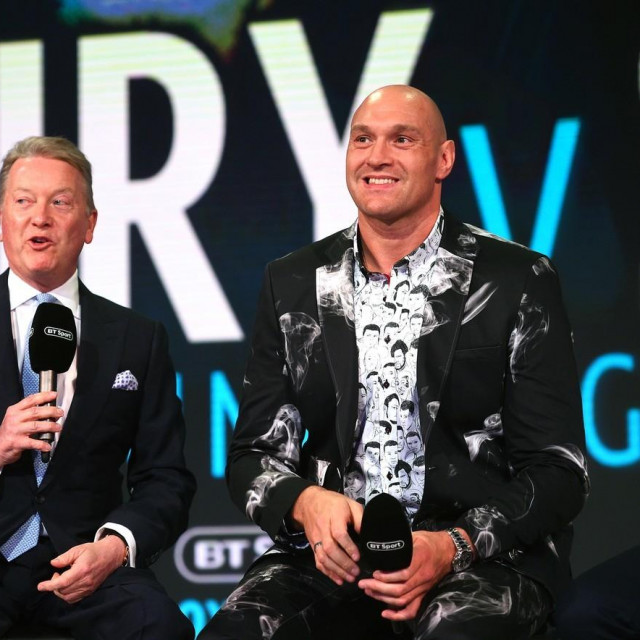 Frank Warren i Tyson Fury
