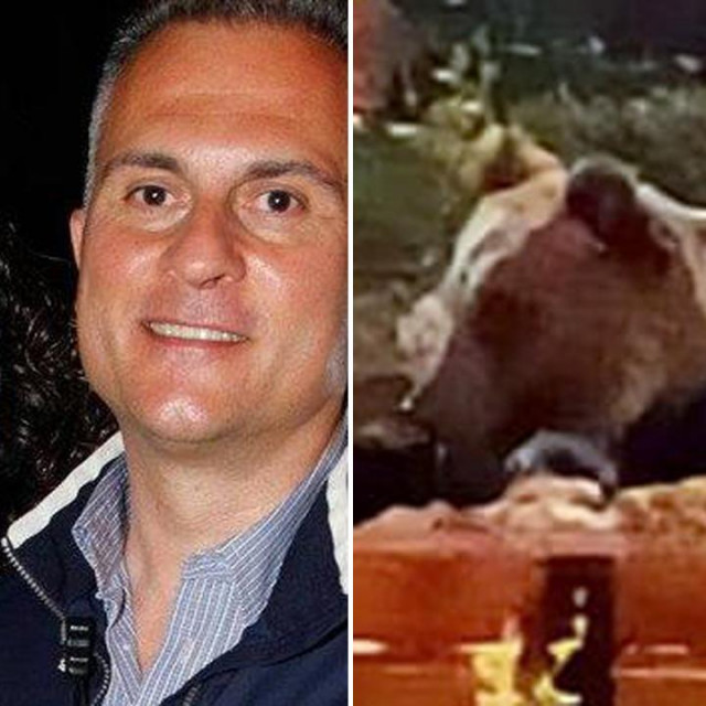 Annalisa Castagna i Claudio Parravano (L), zalutali medvjed (D)
