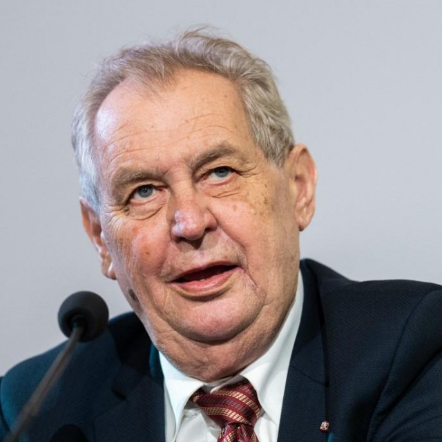 Češki predsjednik Miloš Zeman
