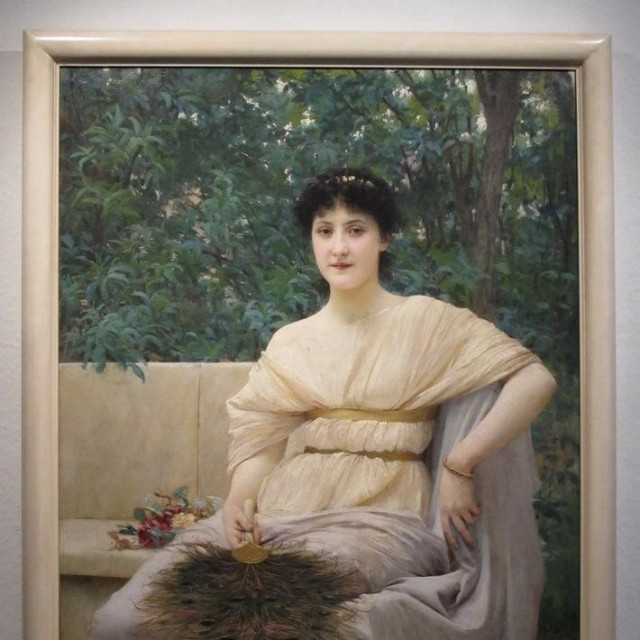 Mlada patricijka (detalj slike)
