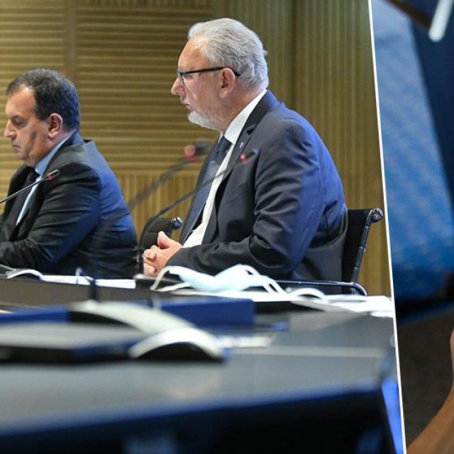Alemka Markotić, Vili Beroš, Davor Božinović i covid potvrde
