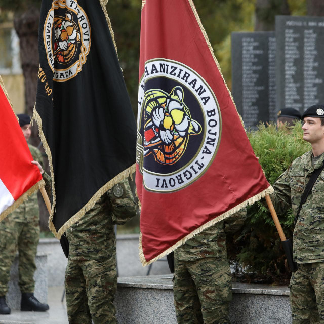 Komemorativni skup u vojarni Croatia
