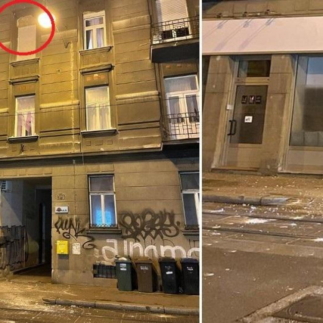 Odlomio se komad sa zgrade u Ilici
