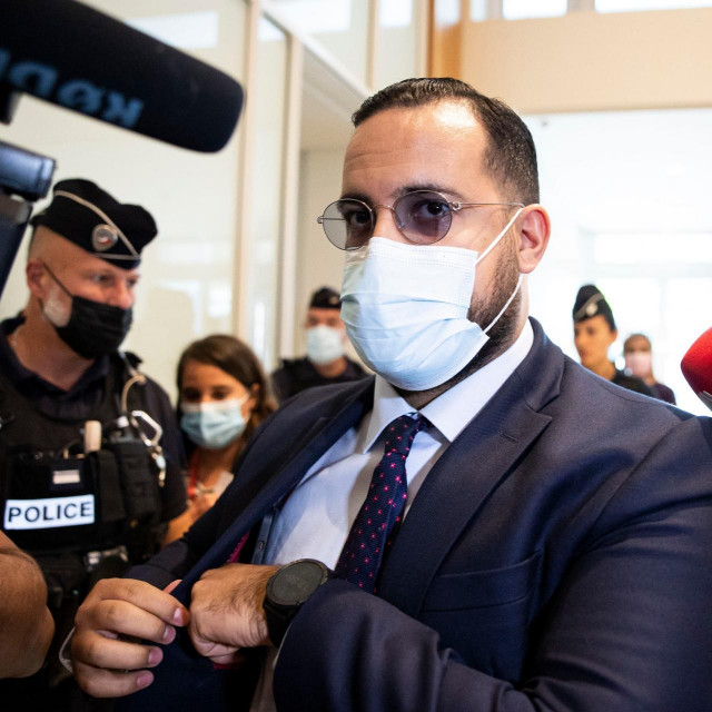 Alexandre Benalla na suđenju
