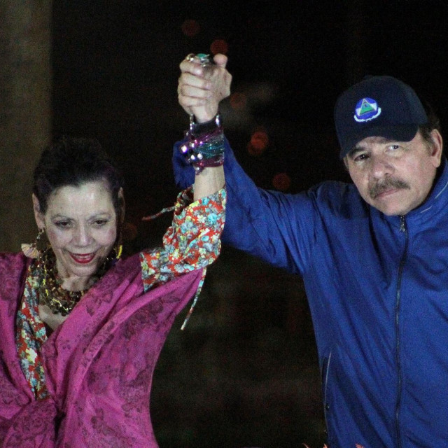 Rosario Murillo i Daniel Ortega, arhivska fotografija
