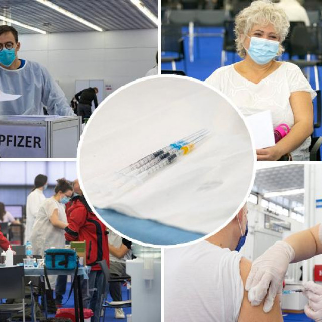 Cijepljenje na Zagrebačkom velesajmu
