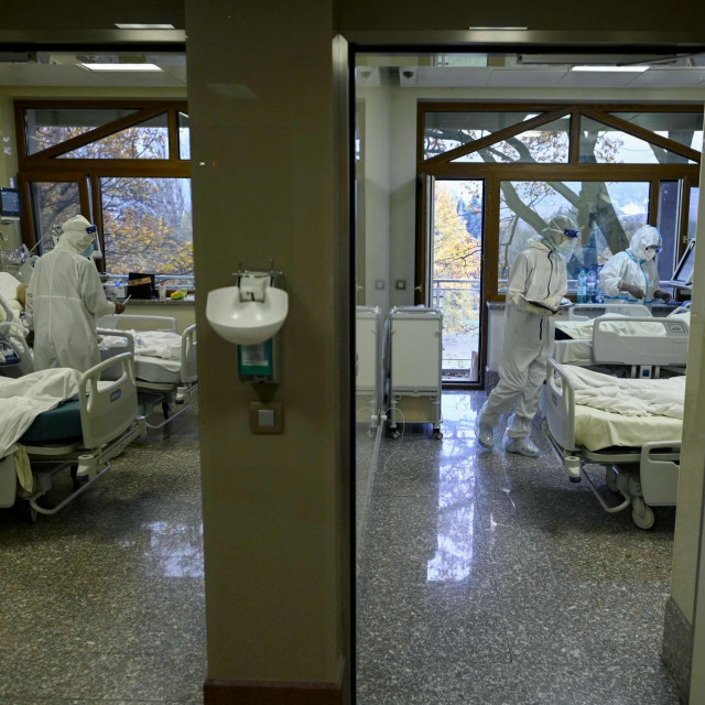 Ilustracija, bolnički Covid-19 odjel
