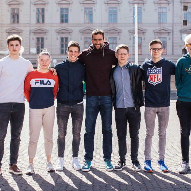 Marin Čilić i stipendisti
