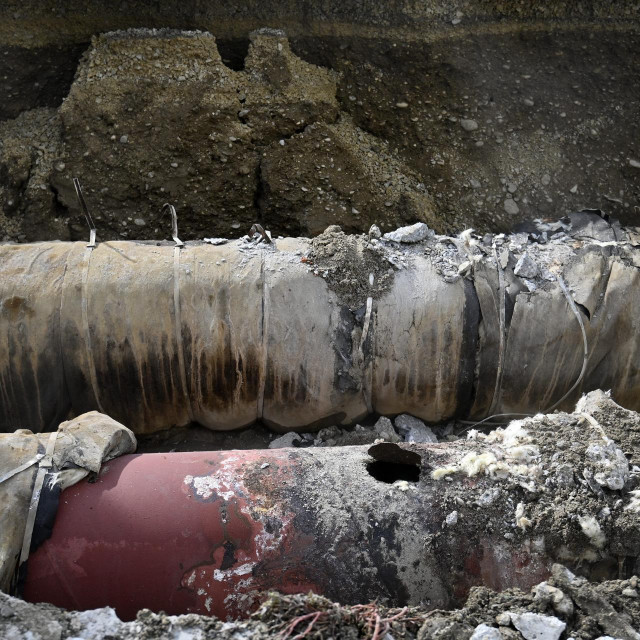 Ilustracija/Jedan od slučajeva puknuća cijevi u Zagrebu prethodnih mjeseci.
