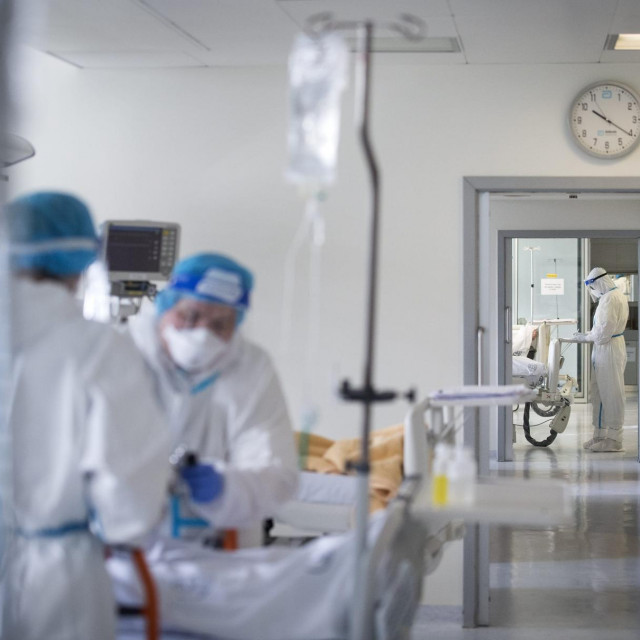 Ilustracija, bolnički covid odjel
