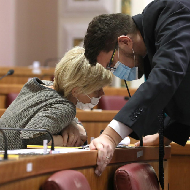 Sandra Benčić i Peđa Grbin
