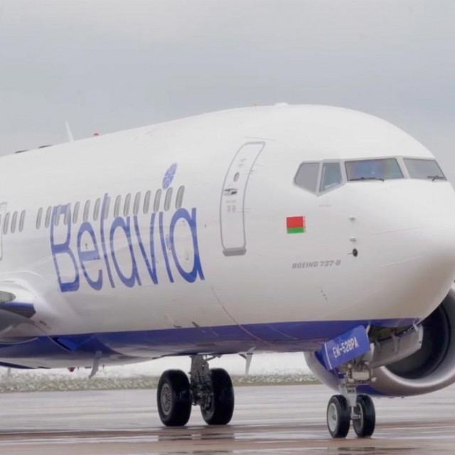 Zrakoplov bjeloruske kompanije Belavia
