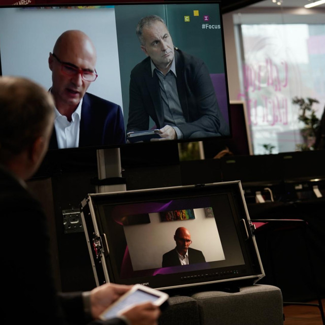 Mladen Pejković, stariji izvršni direktor za transformaciju i ICT u Atlantic grupi na Combisovom panelu o pametnoj proizvodnji hrane
