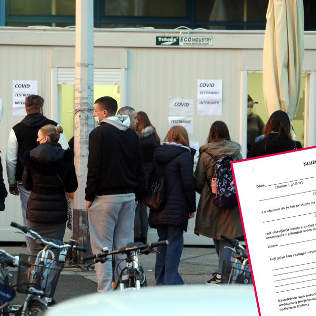 Gužva na testiranju
