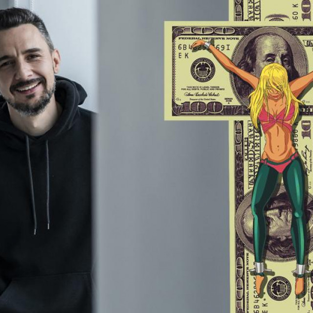 Igor Jurilj; ilustracija razapete Britney Spears
