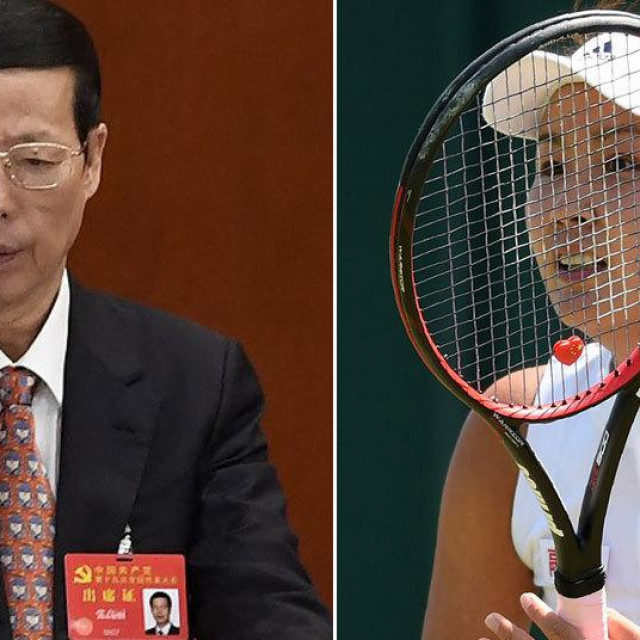 Zhang Gaoli i Peng Shuai
