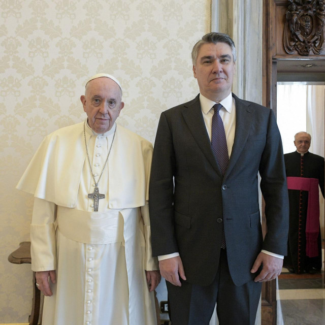 Zoran Milanović i Papa Franjo
