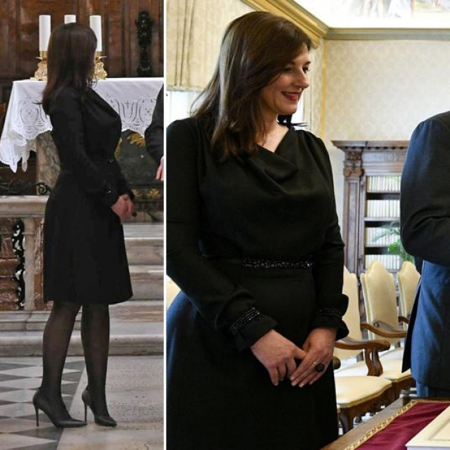 Sanja Musić Milanović sa suprugom kod pape Franje
