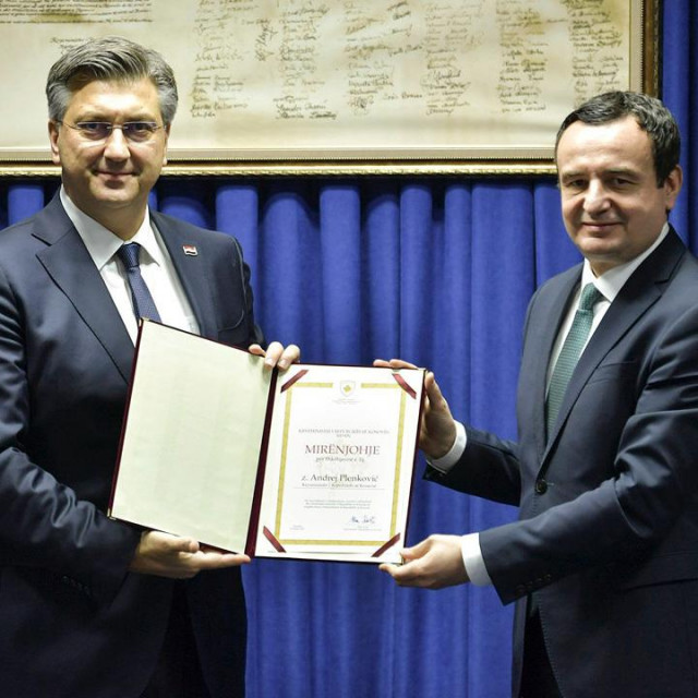 Andrej Plenković Albin Kurti
