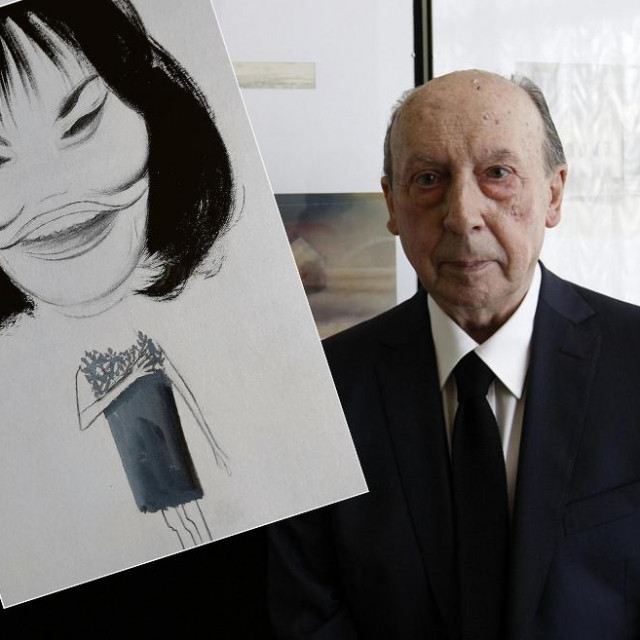 Tereza je u plavoj haljini, a tijelo joj je manje od glave, kao što to na karikaturama obično biva
