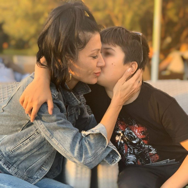 Ana Rucner i sin Darian
