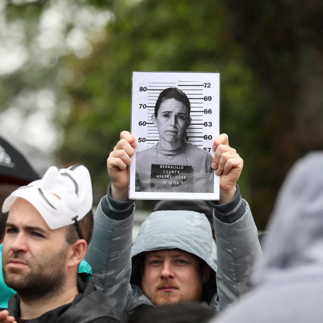 Prizor s prosvjeda u Christchurchu
