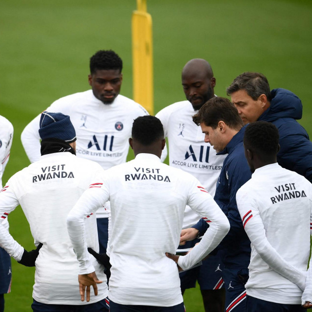 Mauricio Pochettino na treningu
