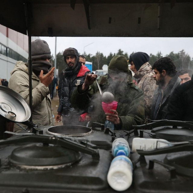 Migranti na poljsko-bjeloruskoj granici 
