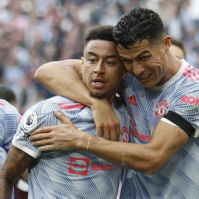 Jesse Lingard i Cristiano Ronaldo

