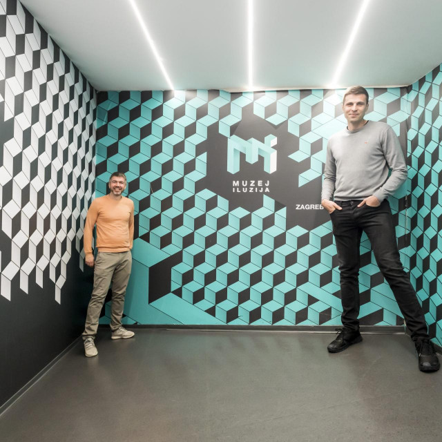 
Tomislav Pamuković i Roko Živković vlasnici su Muzeja iluzija

