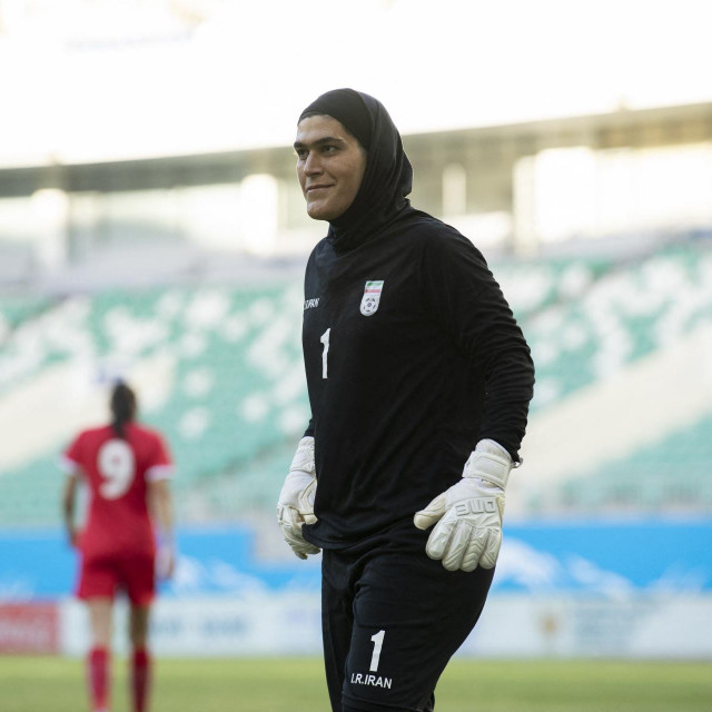 Iranska golman(ica) Zohreh Koudaei
