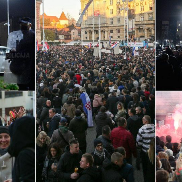 Prosvjed u Zagrebu
