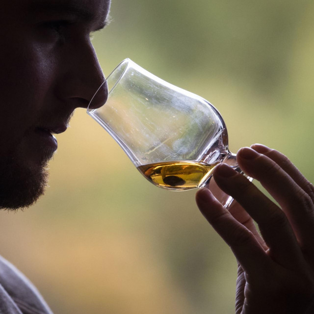 Kušanje viskija; ilustracija
