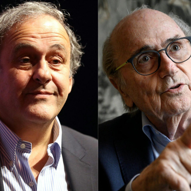 Michel Platini i Sepp Blatter
