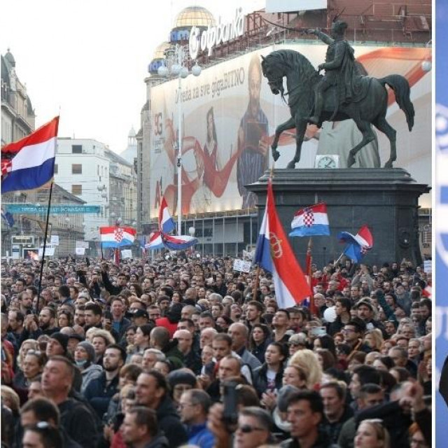 Prosvjed i Andrej Plenković
