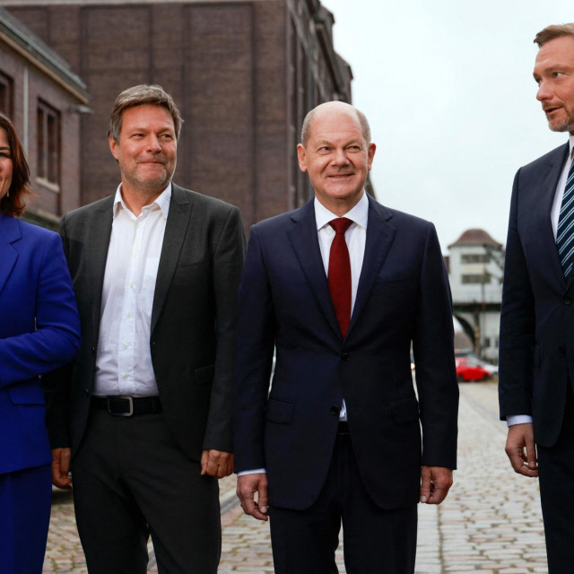 Annalena Baerbock, Robert Habeck, Olaf Scholz, Christian Lindner
