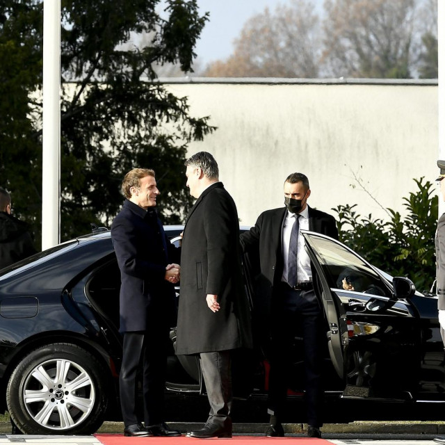 Emmanuel Macron i Zoran Milanović
